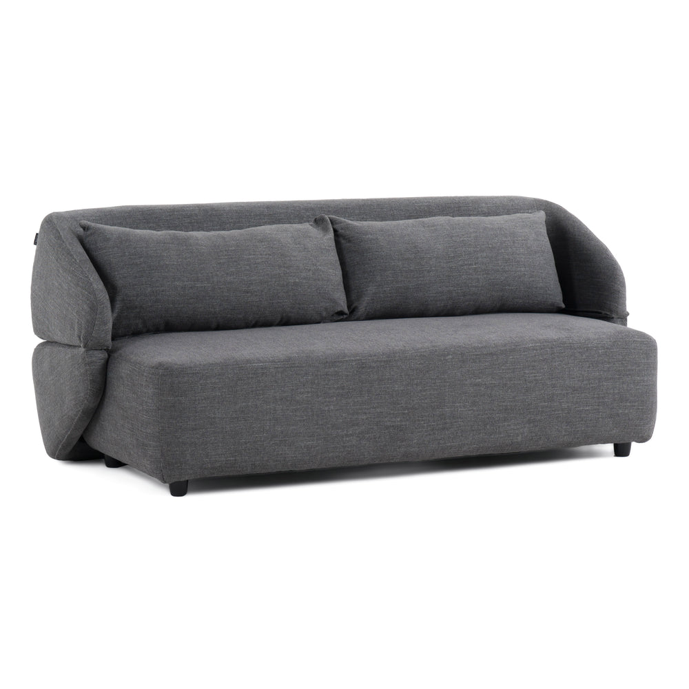 Lerner - Modern Dark Grey Fabric Sofa Bed - View 3