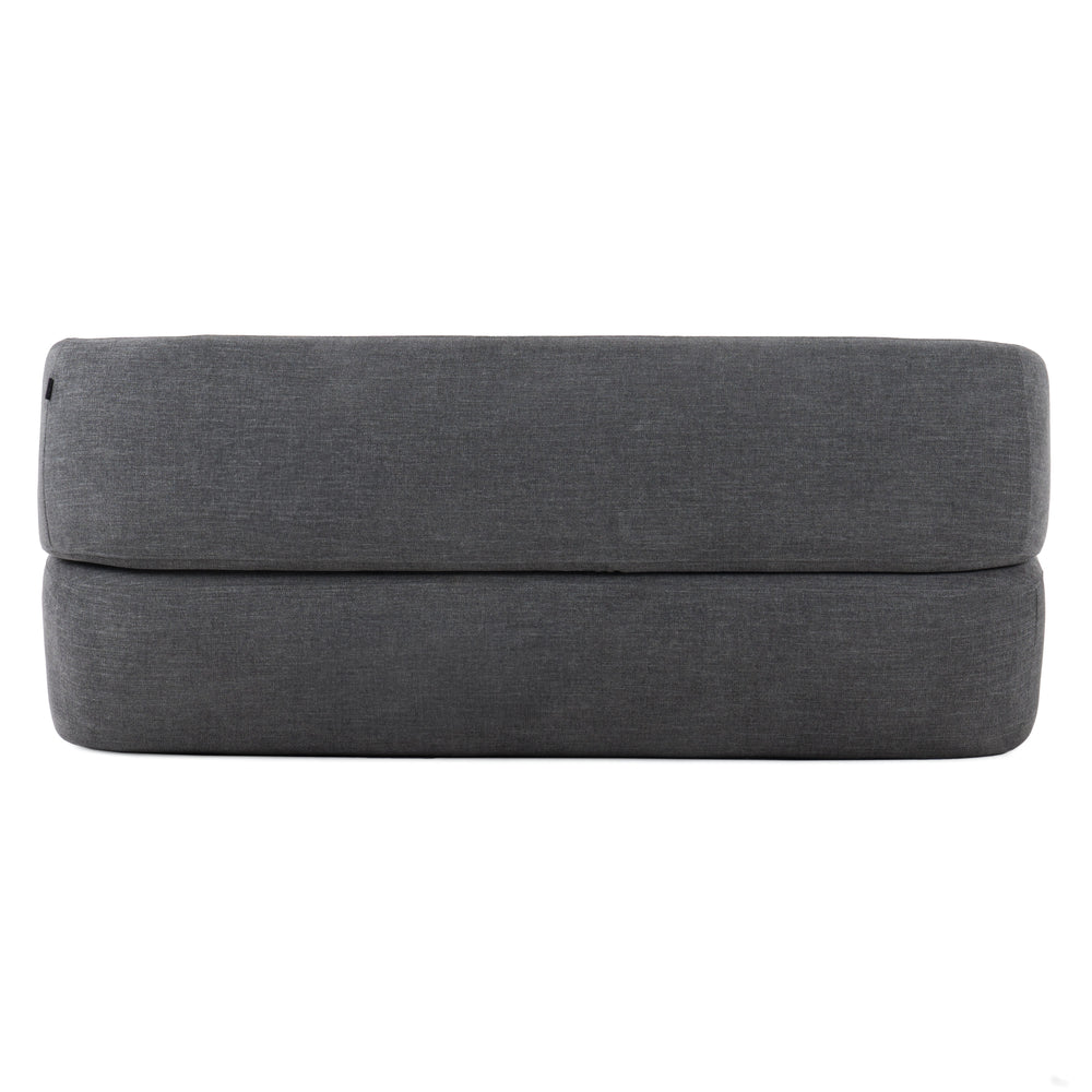 Lerner - Modern Dark Grey Fabric Sofa Bed - View 6