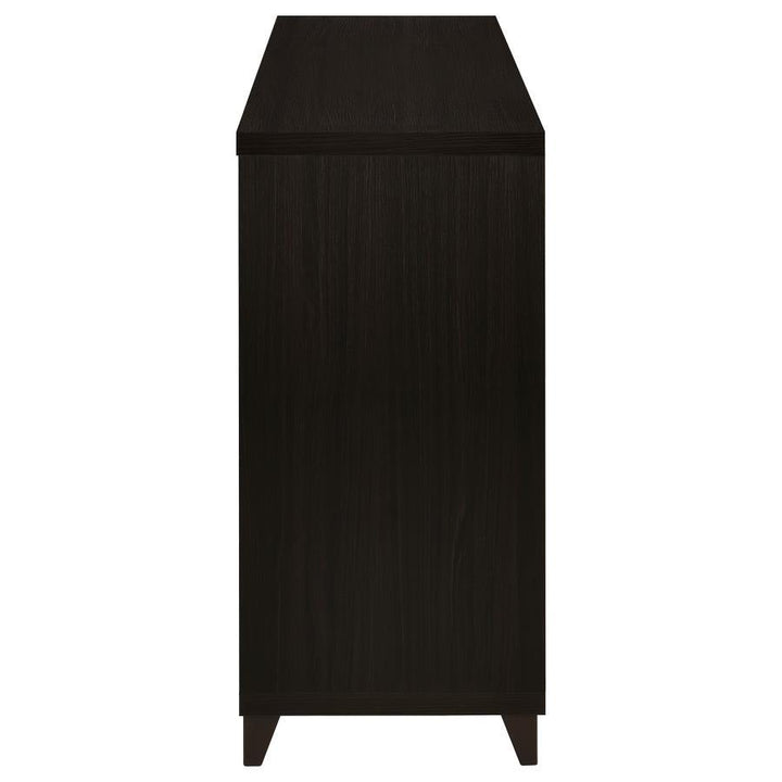 Lewes - 2 Door Engineered Wood TV Stand - Cappuccino TV Stand modern furniture Contempo Furniture