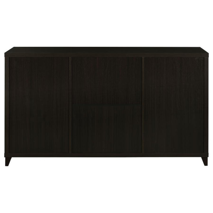 Lewes - 2 Door Engineered Wood TV Stand - Cappuccino TV Stand modern furniture Contempo Furniture