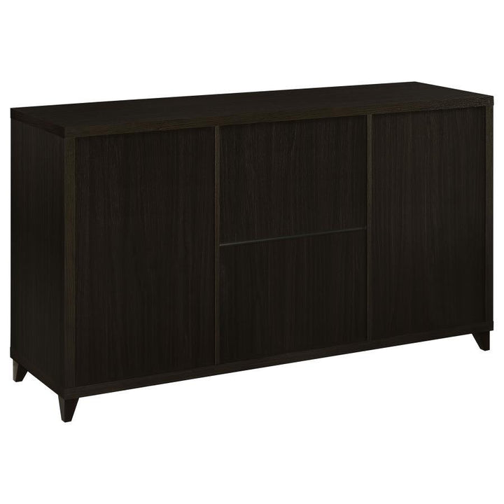 Lewes - 2 Door Engineered Wood TV Stand - Cappuccino TV Stand modern furniture Contempo Furniture