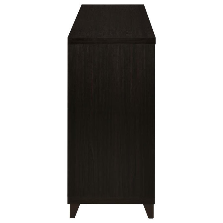 Lewes - 2 Door Engineered Wood TV Stand - Cappuccino TV Stand modern furniture Contempo Furniture