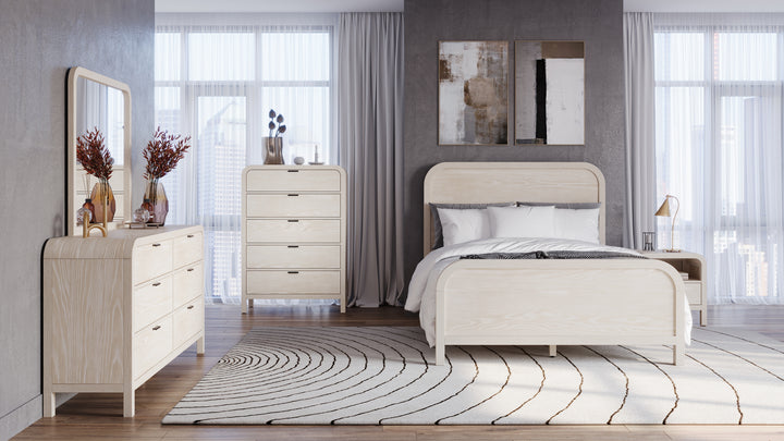 Modus Furniture Nknfh5 Drake Wood Platform Bed In Sugar