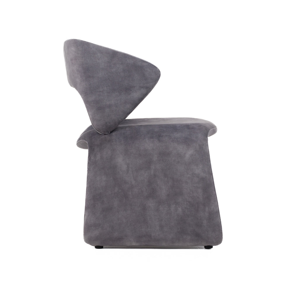 Modern Linus Accent Light Grey Chair - View 3