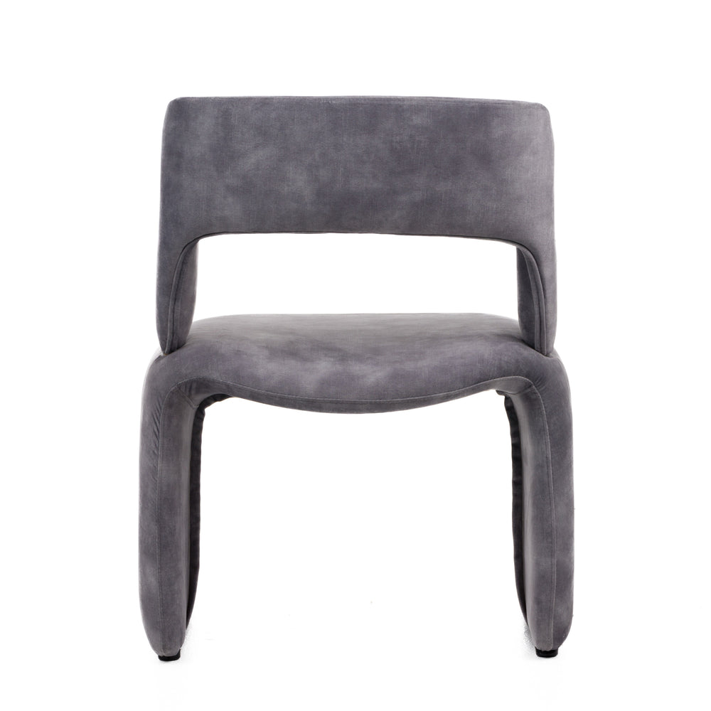 Modern Linus Accent Light Grey Chair - View 4