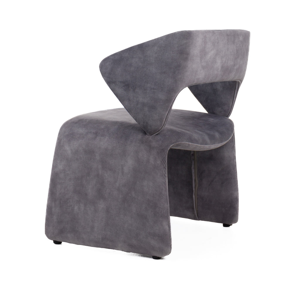 Modern Linus Accent Light Grey Chair - View 5