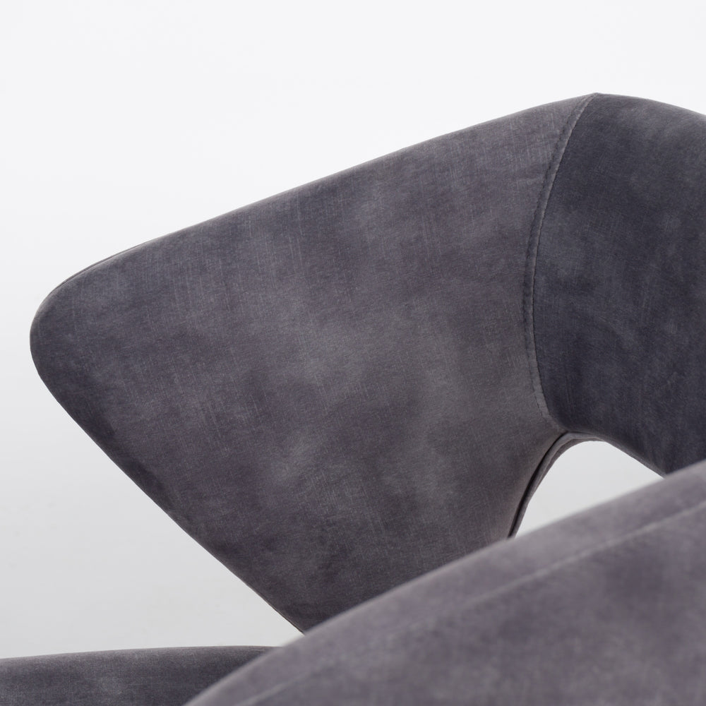 Modern Linus Accent Light Grey Chair - View 6