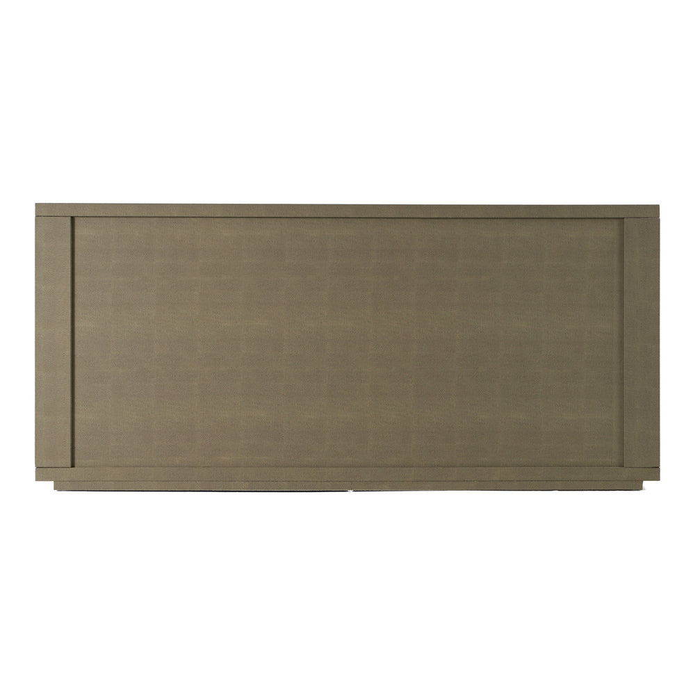 Lois - Modern Beige Shagreen + Brass Dresser - View 14