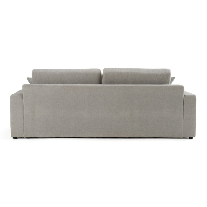 Loki - Modern Grey Fabric 3-Seat Sofa