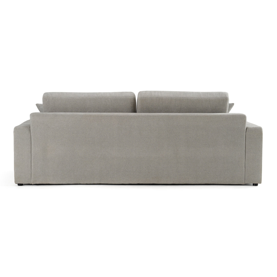 Loki - Modern Grey Fabric 3-Seat Sofa