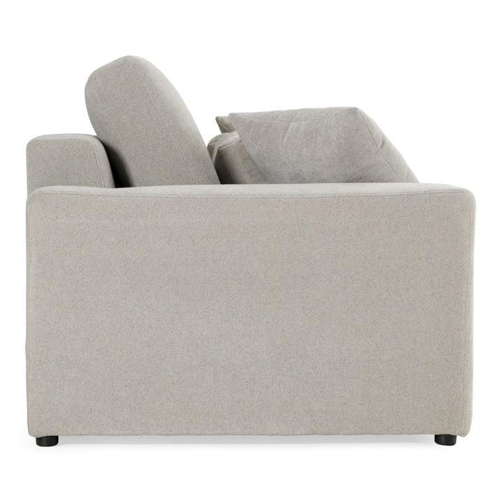 Loki - Modern Grey Fabric 4-Seat Sofa