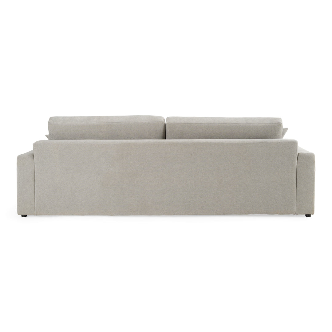 Loki - Modern Grey Fabric 4-Seat Sofa