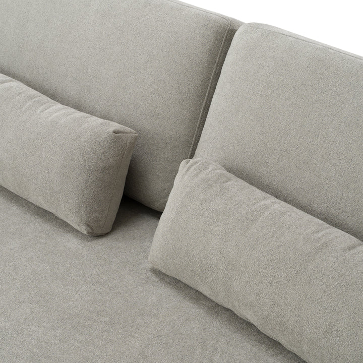 Loki - Modern Grey Fabric 4-Seat Sofa