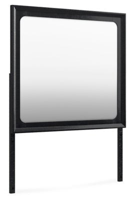 Londer Bedroom Mirror - Black Mirror modern furniture Contempo Furniture