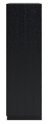 Londer Chest of Drawers - Black Accent Chest modern furniture Contempo Furniture