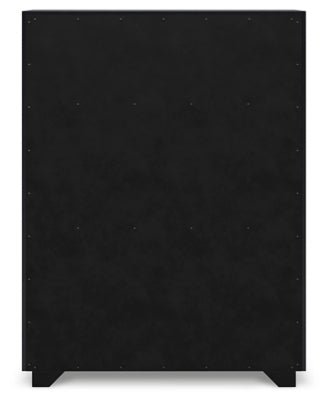 Londer Chest of Drawers - Black Accent Chest modern furniture Contempo Furniture