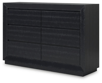 Londer Dresser - Black Dresser modern furniture Contempo Furniture