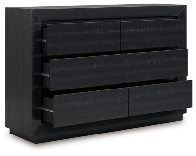 Londer Dresser - Black Dresser modern furniture Contempo Furniture