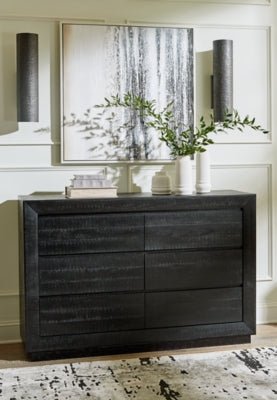 Londer Dresser - Black Dresser modern furniture Contempo Furniture