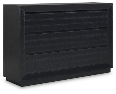 Londer Dresser - Black Dresser modern furniture Contempo Furniture