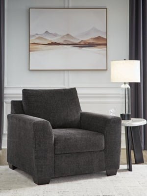 Loreo Chair - Black Arm Chair modern furniture Contempo Furniture