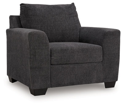Loreo Chair - Black Arm Chair modern furniture Contempo Furniture