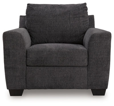 Loreo Chair - Black Arm Chair modern furniture Contempo Furniture
