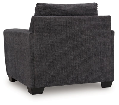 Loreo Chair - Black Arm Chair modern furniture Contempo Furniture