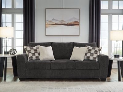 Loreo Queen Sofa Sleeper - Black Sleeper Sofa modern furniture Contempo Furniture