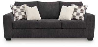 Loreo Queen Sofa Sleeper - Black Sleeper Sofa modern furniture Contempo Furniture