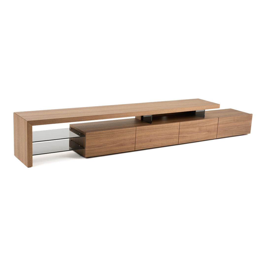 Loreta - Modern Walnut TV Stand