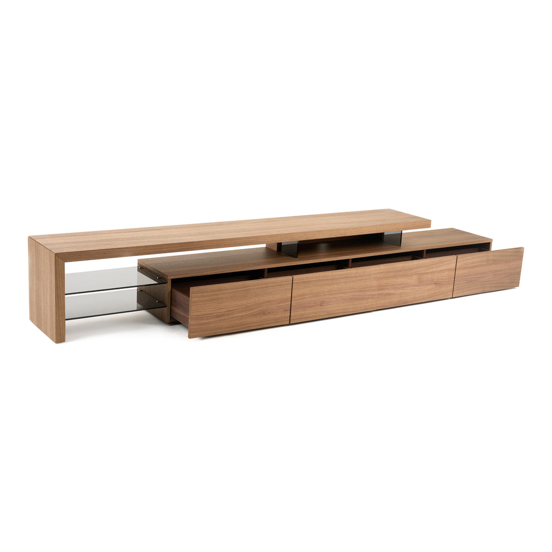 Loreta - Modern Walnut TV Stand