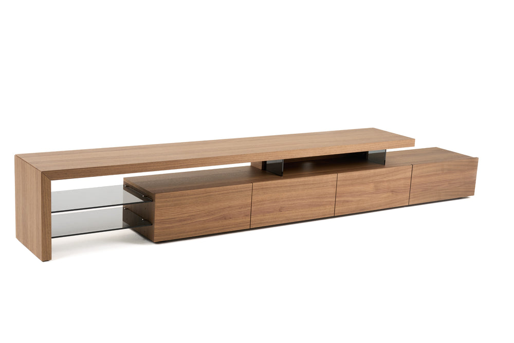 Loreta - Modern Walnut TV Stand - View 2