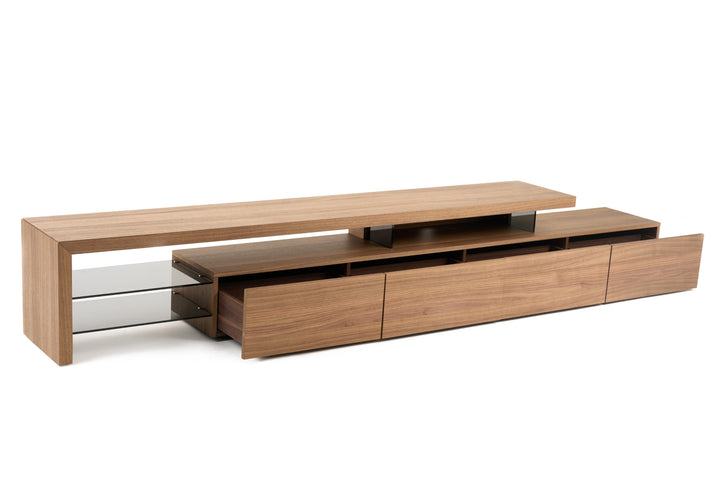 Loreta - Modern Walnut TV Stand