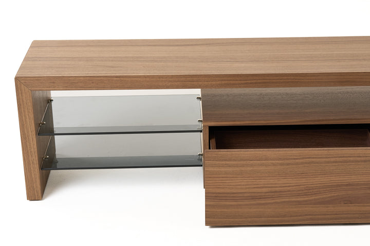 Loreta - Modern Walnut TV Stand