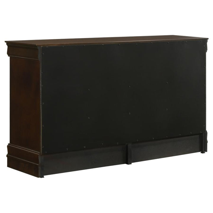 Louis Philippe - 6 - Drawer Dresser - Cappuccino Dressers modern furniture Contempo Furniture
