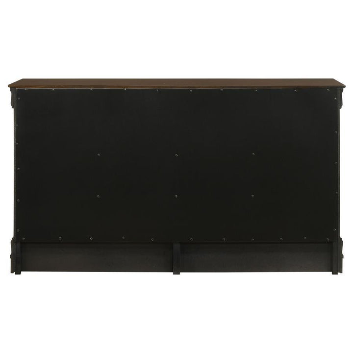 Louis Philippe - 6 - Drawer Dresser - Cappuccino Dressers modern furniture Contempo Furniture