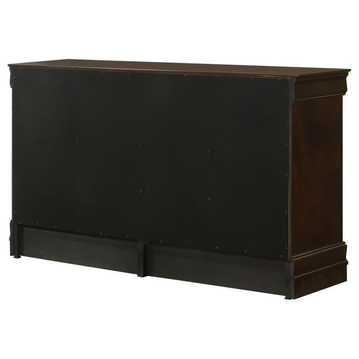 Louis Philippe - 6 - Drawer Dresser - Cappuccino Dressers modern furniture Contempo Furniture