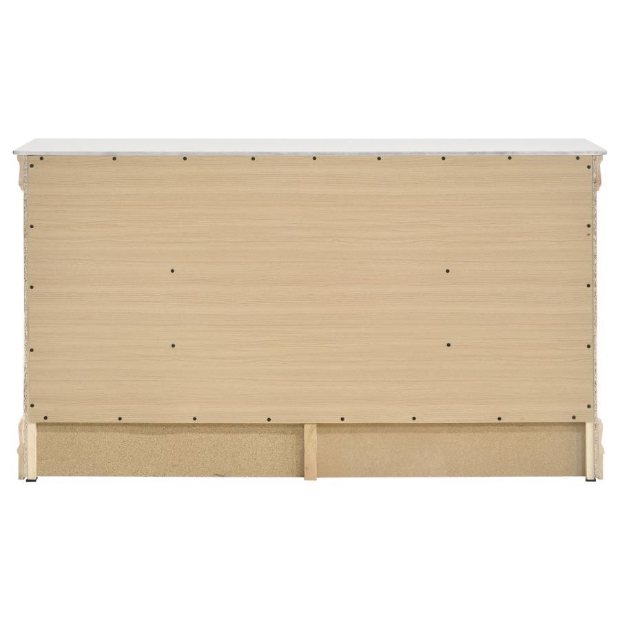Louis Philippe - 6 - Drawer Dresser - White Dressers modern furniture Contempo Furniture