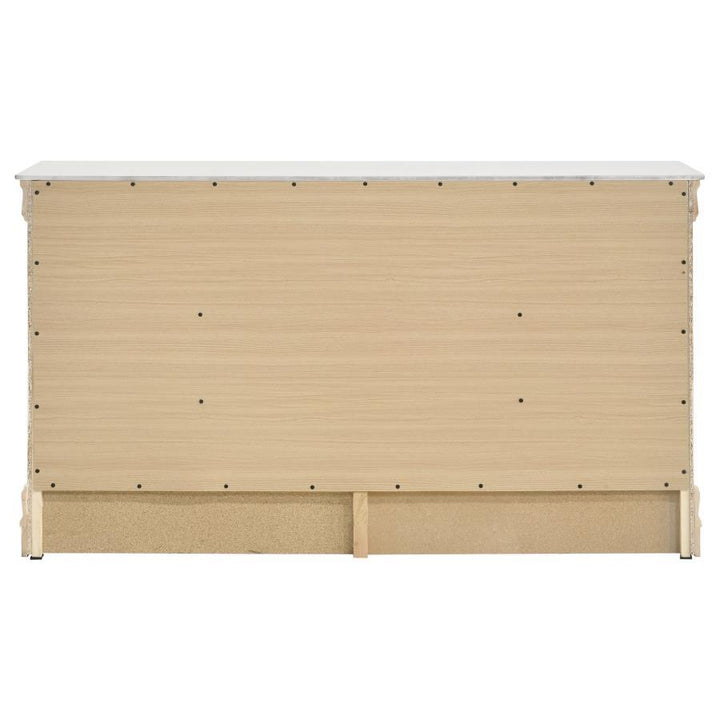 Louis Philippe - 6 - Drawer Dresser - White Dressers modern furniture Contempo Furniture