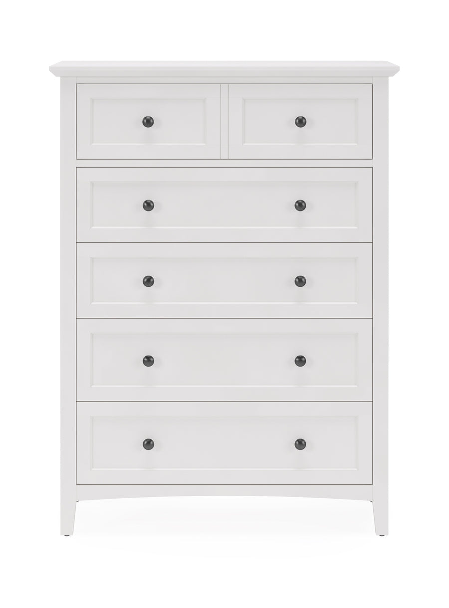Modus Furniture Pnra84A Grace Five Drawer Chest In Snowfall White 2024