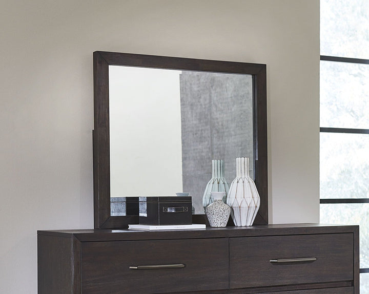 Lucerne Mirror in Vintage Coffee Mirror modern furniture Contempo Furniture