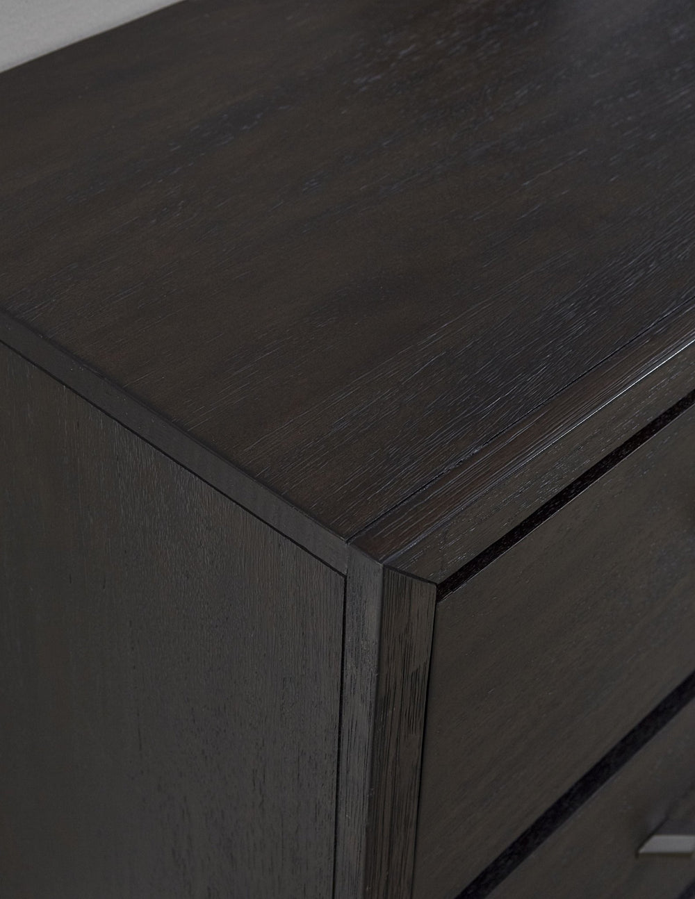 Lucerne Six - Drawer Metal Leg Dresser in Vintage Coffee Dresser modern furniture Contempo Furniture
