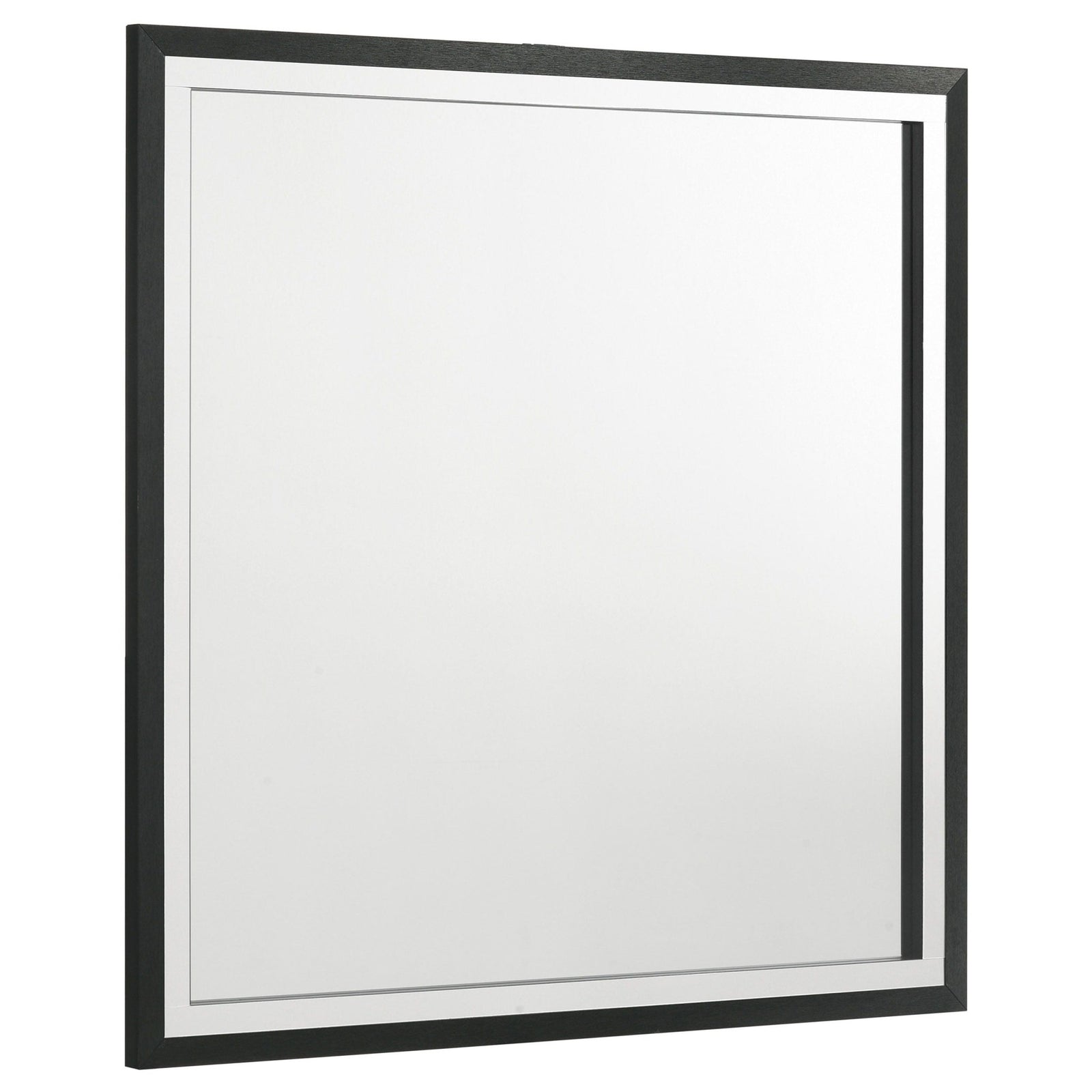 Lucia - Dresser Mirror - Black Mirror modern furniture Contempo Furniture