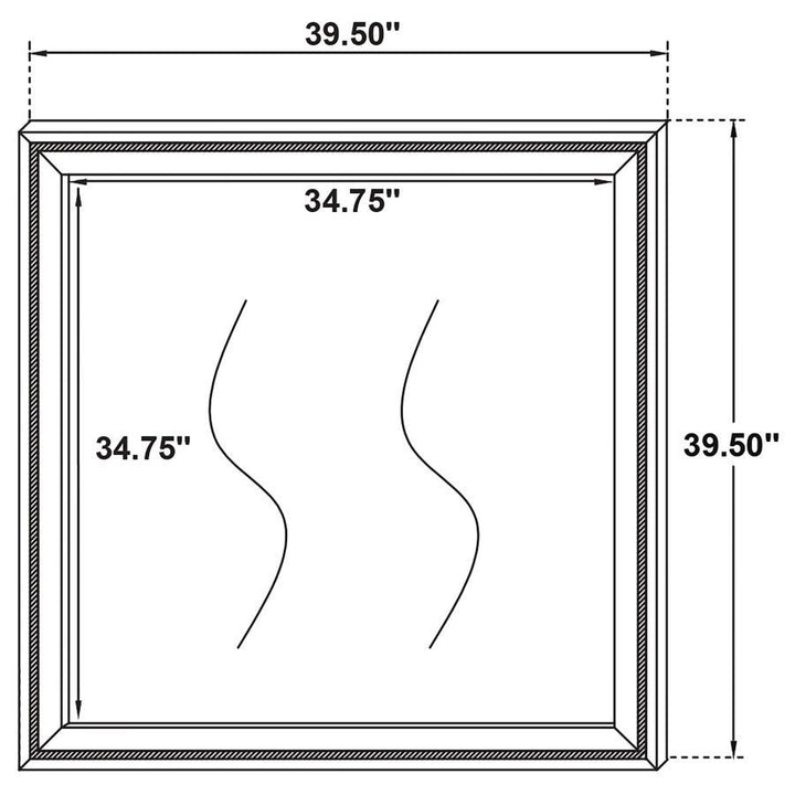 Lucia - Dresser Mirror - White Mirror modern furniture Contempo Furniture