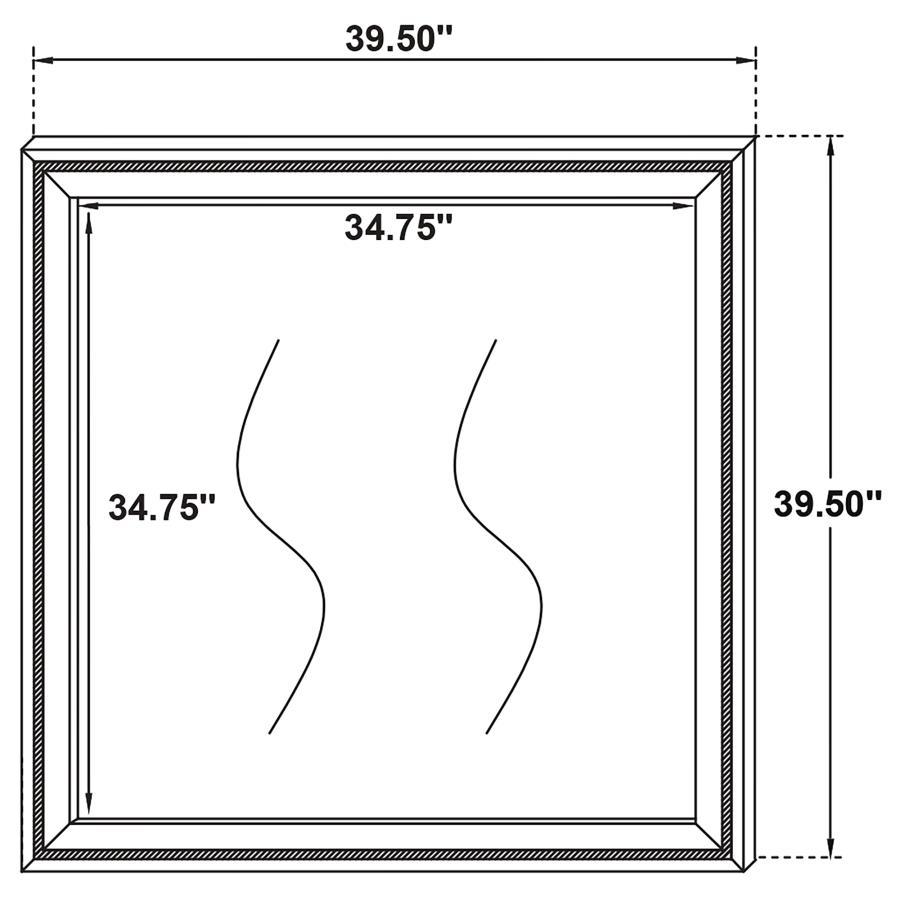 Lucia - Dresser Mirror - White Mirror modern furniture Contempo Furniture