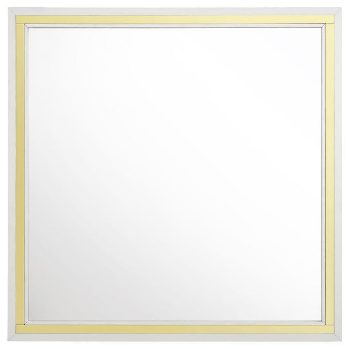 Lucia - Dresser Mirror - White Mirror modern furniture Contempo Furniture