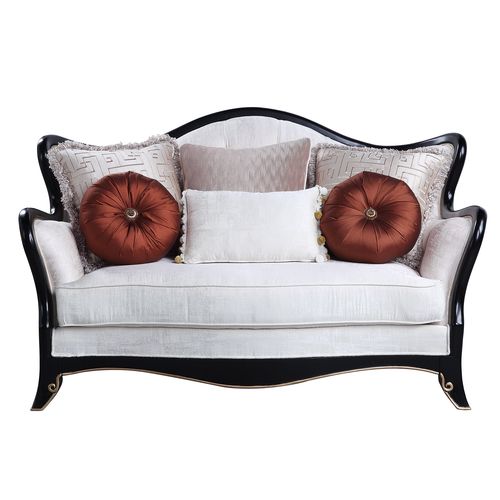 Nurmive Loveseat with 6 Pillows