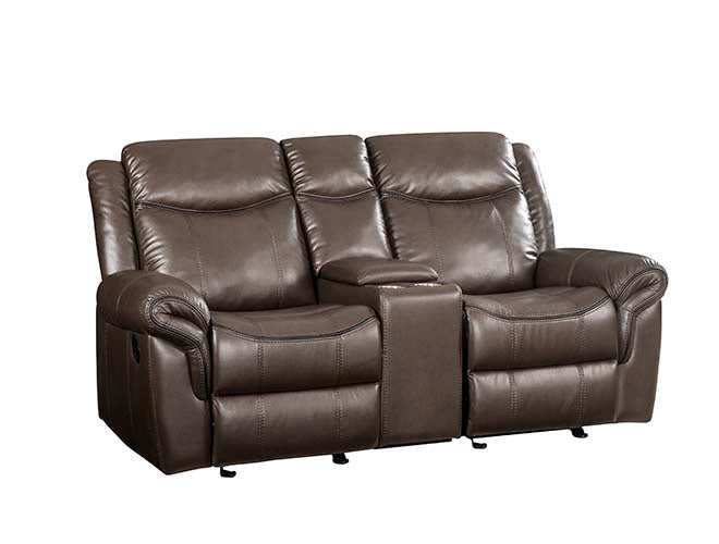 Lydia Motion Loveseat with USB & Console