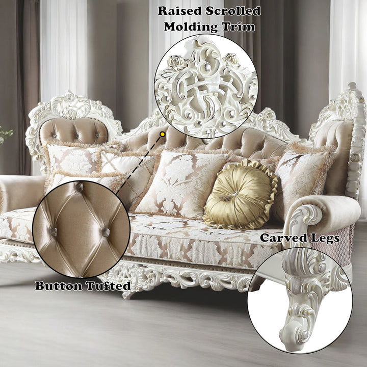 Vanaheim Sofa with 7 Pillows
